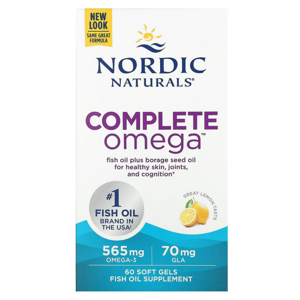   Nordic Naturals, Complete Omega, , 60      -     -,    