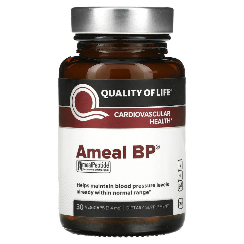   Quality of Life Labs, Ameal BP,  - , 3,4 , 30        -     -,    