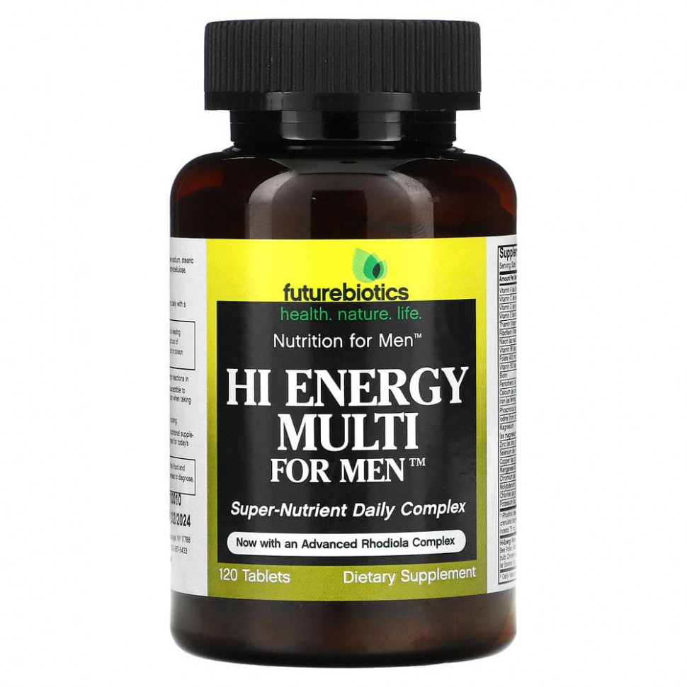   FutureBiotics, Hi Energy Multi,  , 120     -     -,    