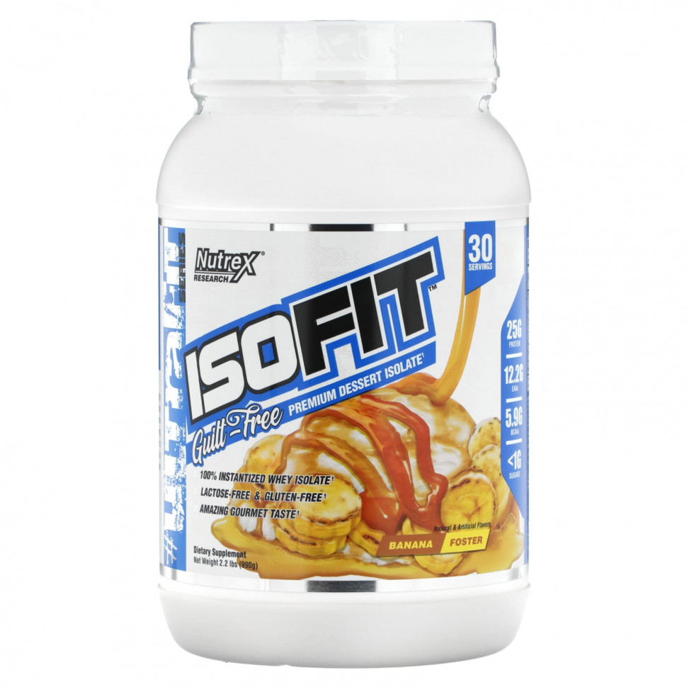   Nutrex Research, Isofit, Banana Foster, 990  (2,2 )    -     -,    