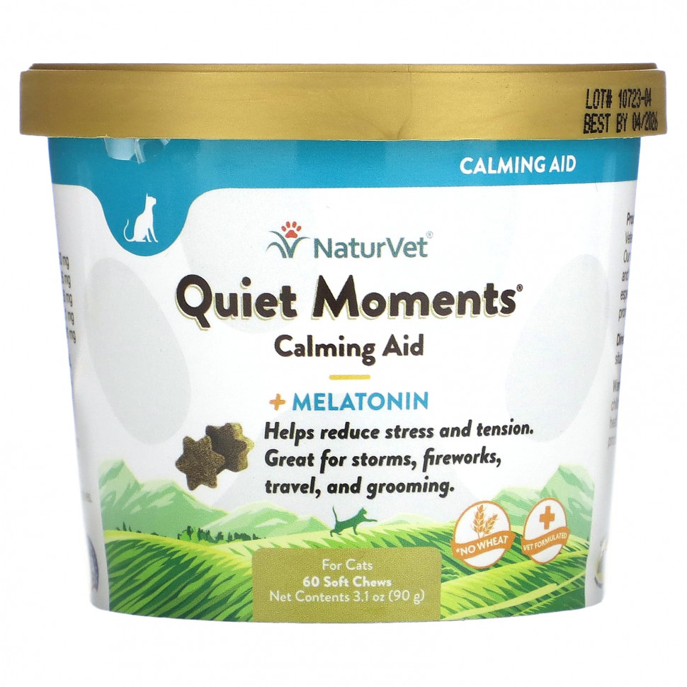   NaturVet,   Quiet Moments + ,  , 60  , 90  (3,1 )    -     -,    