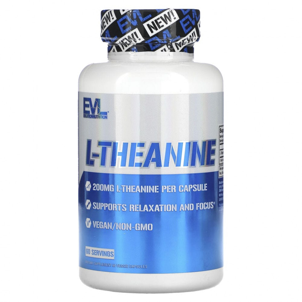   EVLution Nutrition, L-, 200 , 60      -     -,    