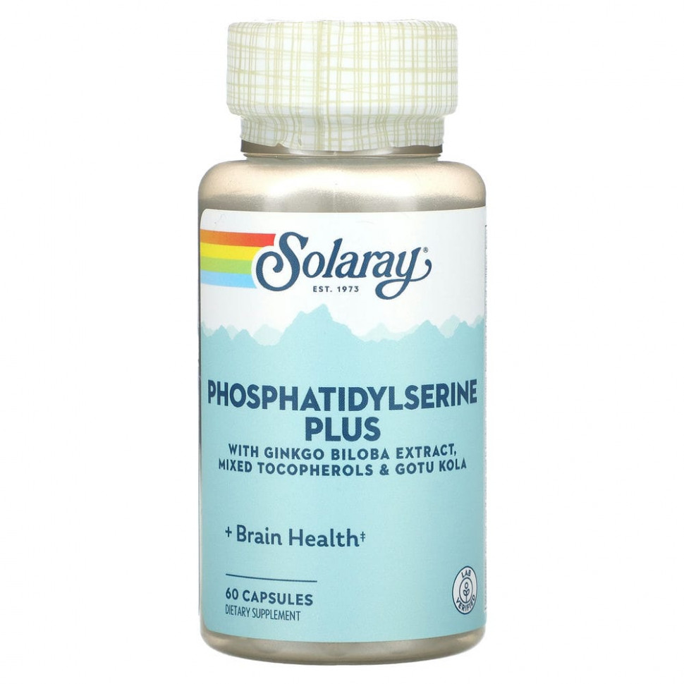   Solaray, Phosphatidylserine Plus, 60     -     -,    