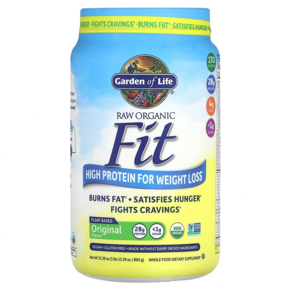   Garden of Life, RAW Organic Fit,      ,  , 890  (31,39 )    -     -,    