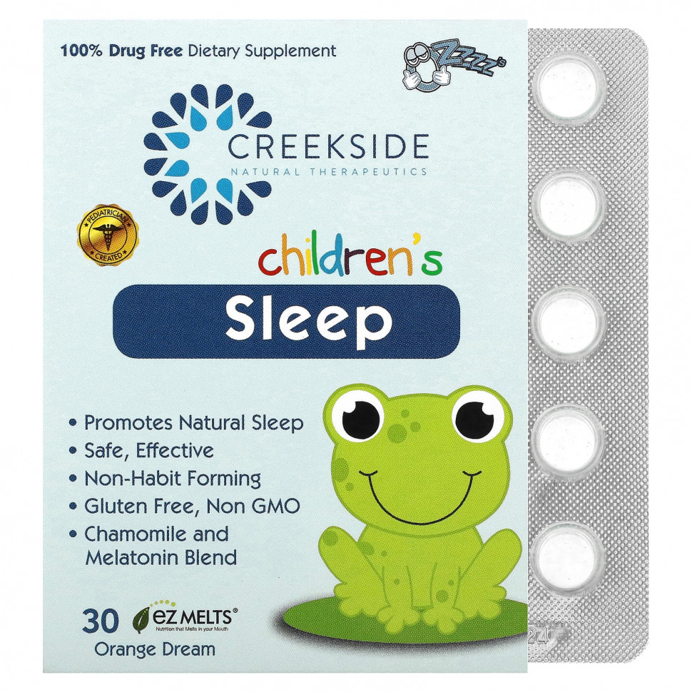   Creekside Natural Therapeutics, Children's Sleep, Orange Dream`` 30 EZ Melts    -     -,    