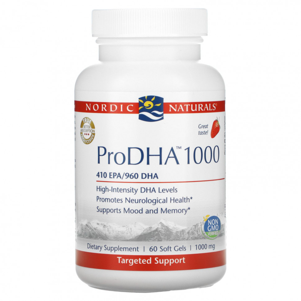   Nordic Naturals, ProDHA 1000,   ,   , 1000 , 60     -     -,    