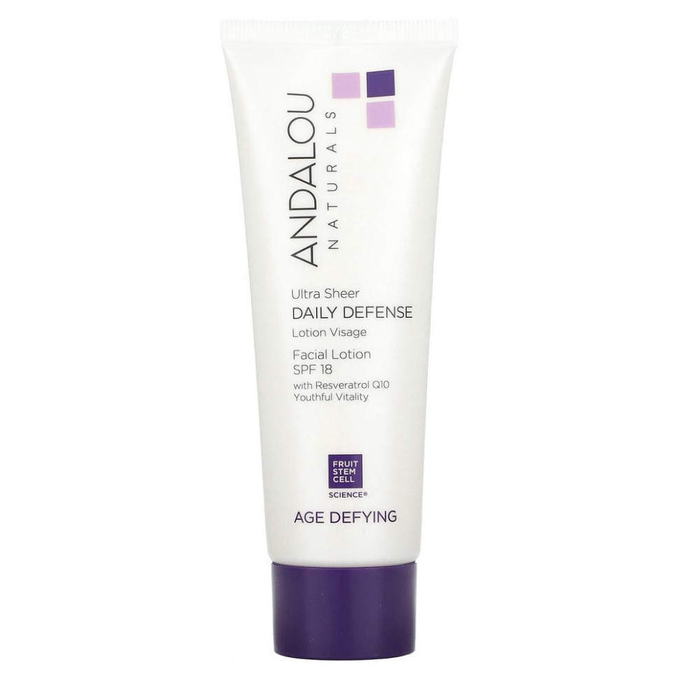   Andalou Naturals, SPF 18,   ,      , 80  (2,7 . )    -     -,    