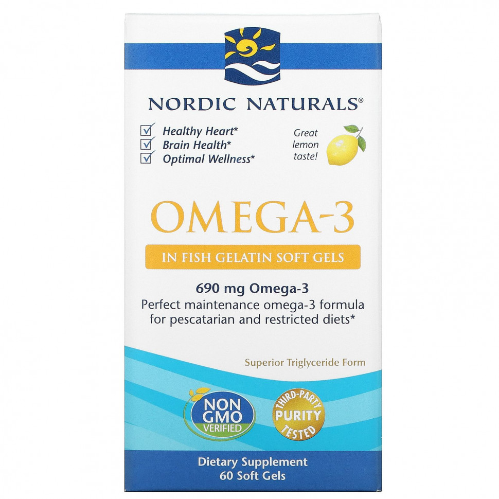   Nordic Naturals, -3,   , 345 , 60     -     -,    