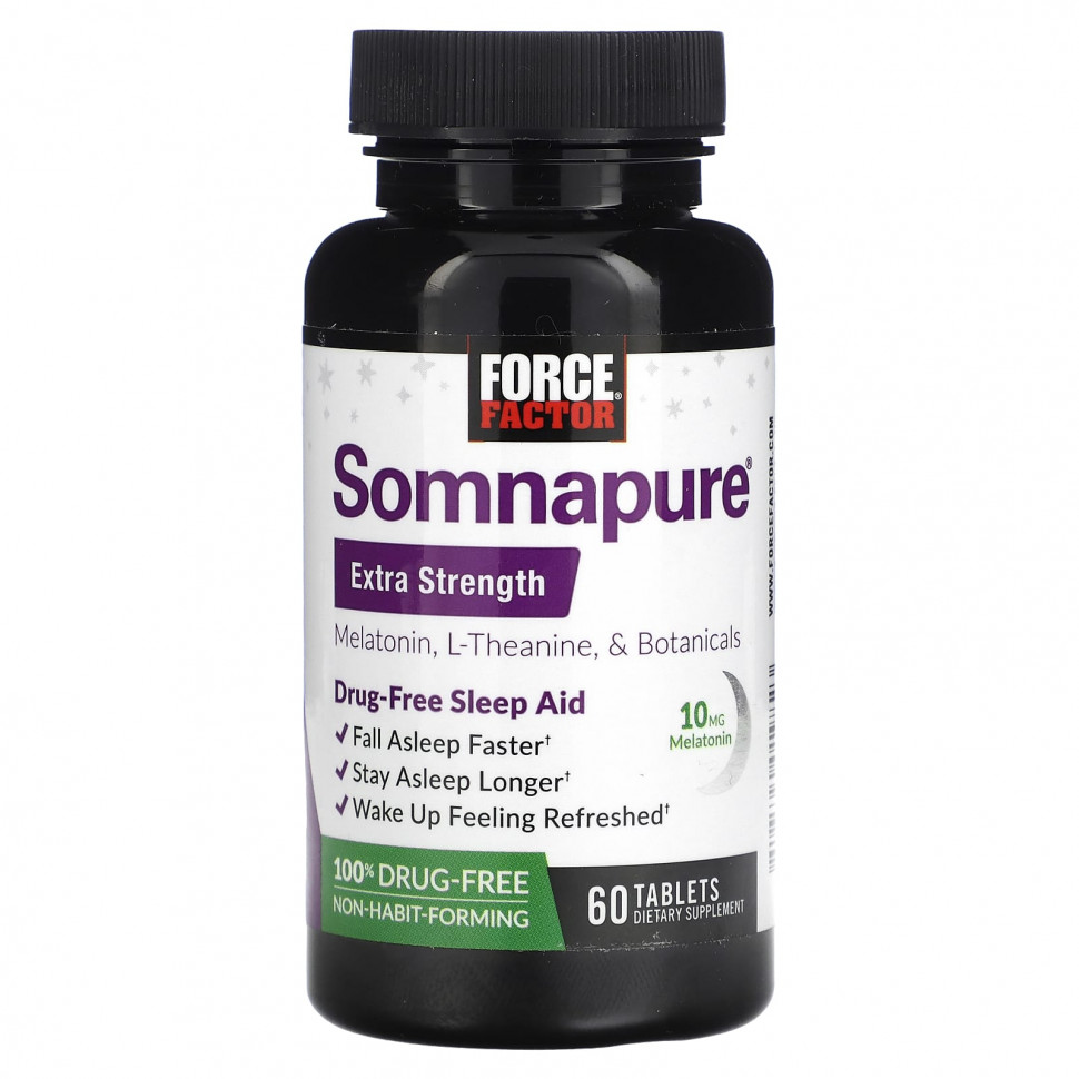   Force Factor, Force Factor, Somnapure,     , L-   , 60     -     -,    