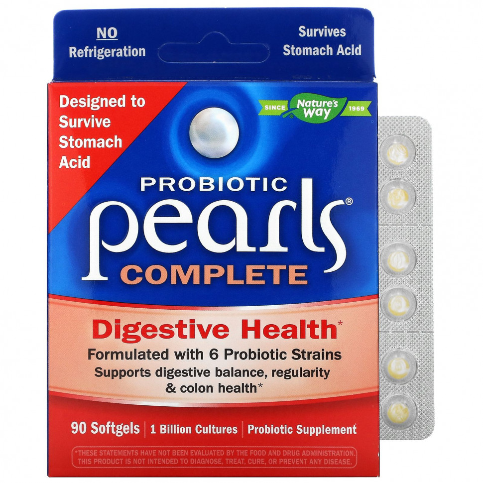   Nature's Way, Probiotic Pearls Complete, , 90     -     -,    