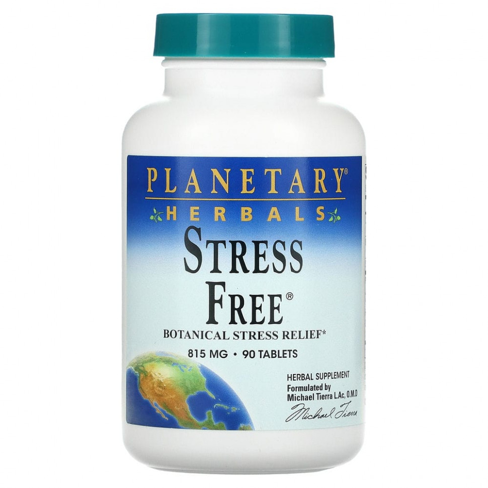   Planetary Herbals, Stress Free,     , 810 , 90     -     -,    