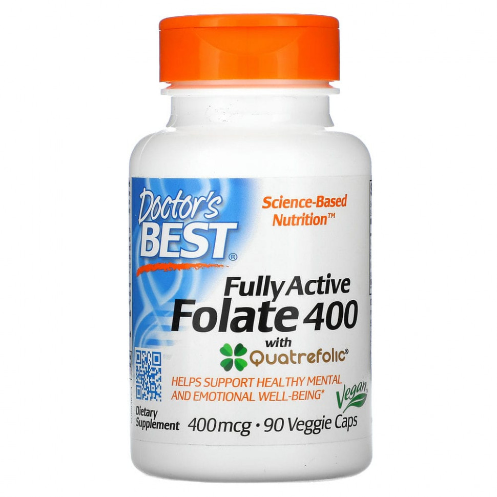   Doctor's Best,    400  Quatrefolic, 400 , 90      -     -,    