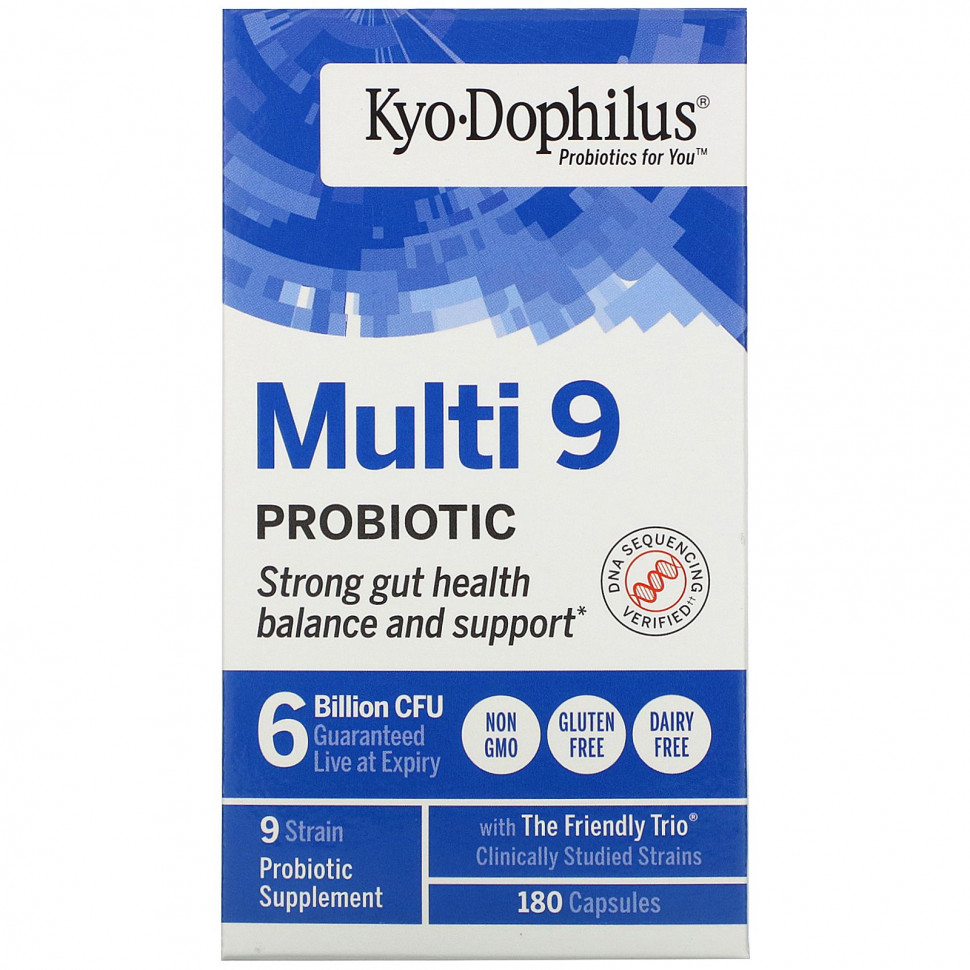   Kyolic, Kyo-Dophilus, Multi 9, , 6  , 180     -     -,    