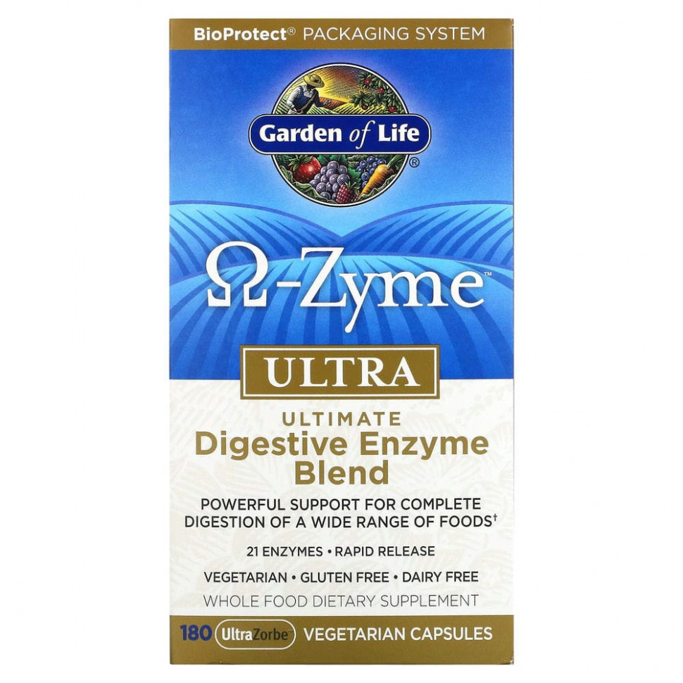   Garden of Life, ?-Zyme, Ultra,   , 180   UltraZorbe    -     -,    