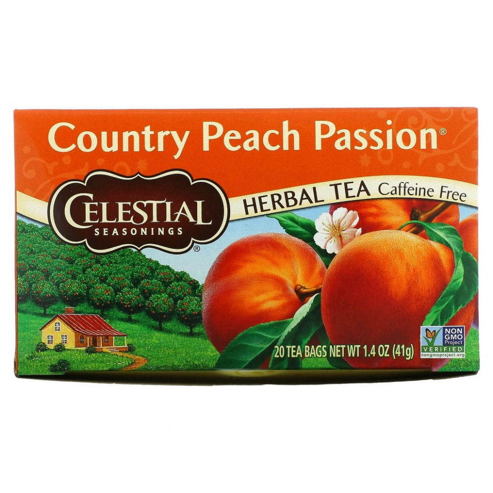   Celestial Seasonings,  , Country Peach Passion,  , 20  , 41  (1,4 )    -     -,    