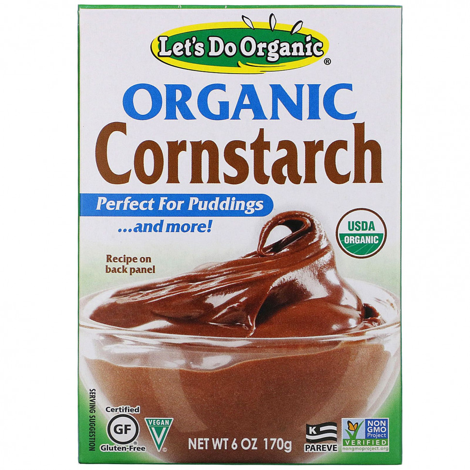   Edward & Sons, Edward & Sons, Let's Do Organic, Organic Cornstarch, 6 oz (170 g)    -     -,    