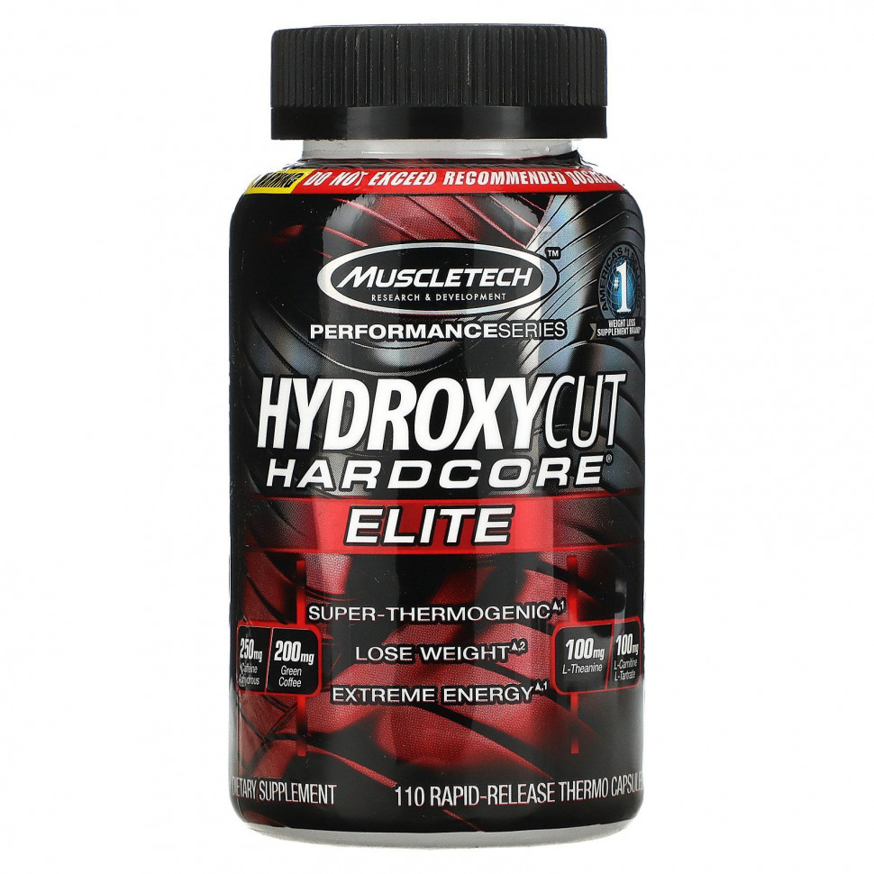   Hydroxycut, Hardcore Elite, 110       -     -,    