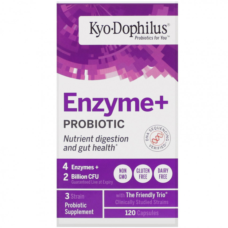   Kyolic, Kyo-Dophilus, Enzyme+, , 2  , 120     -     -,    