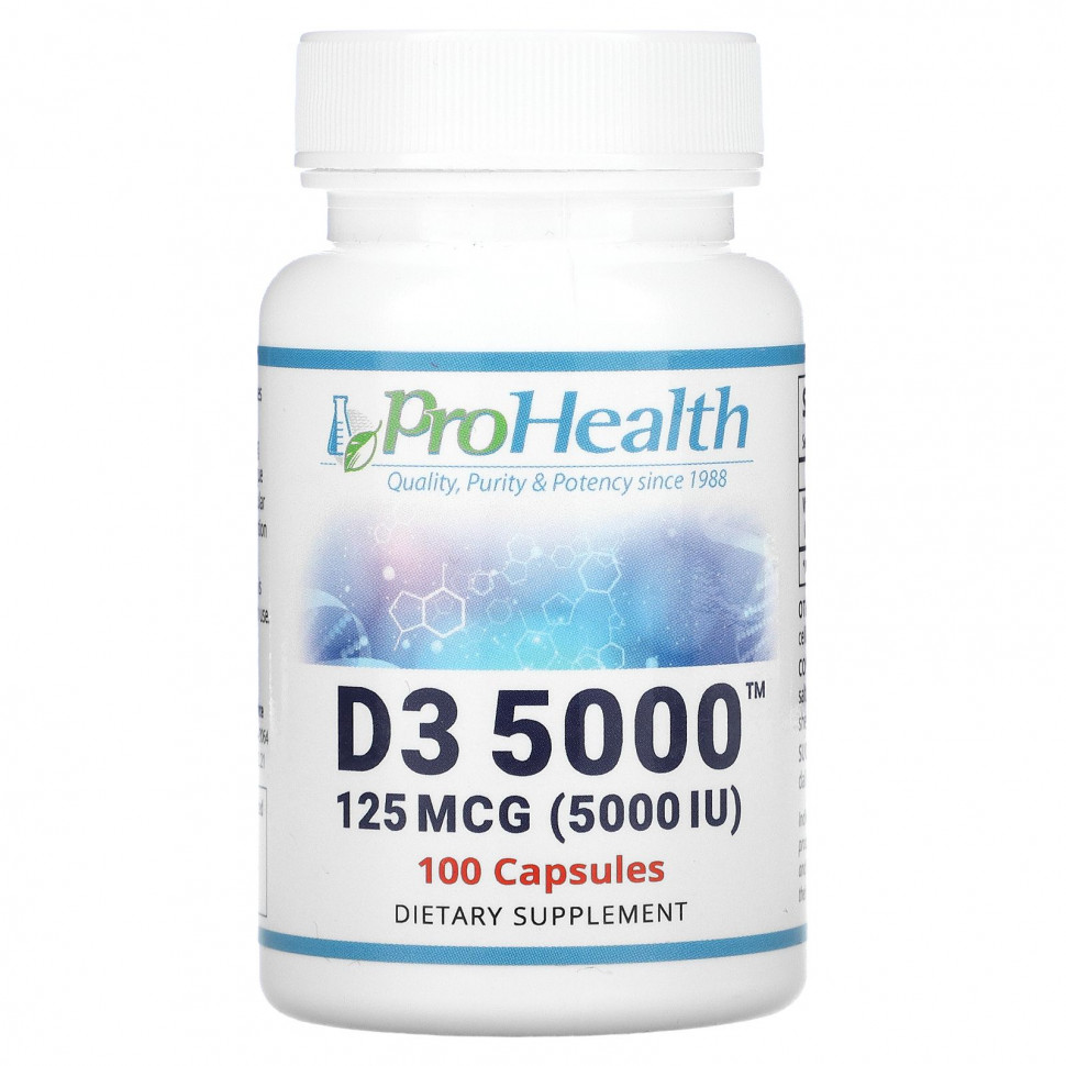   ProHealth Longevity, D3 5000, 125  (5000 ), 100     -     -,    