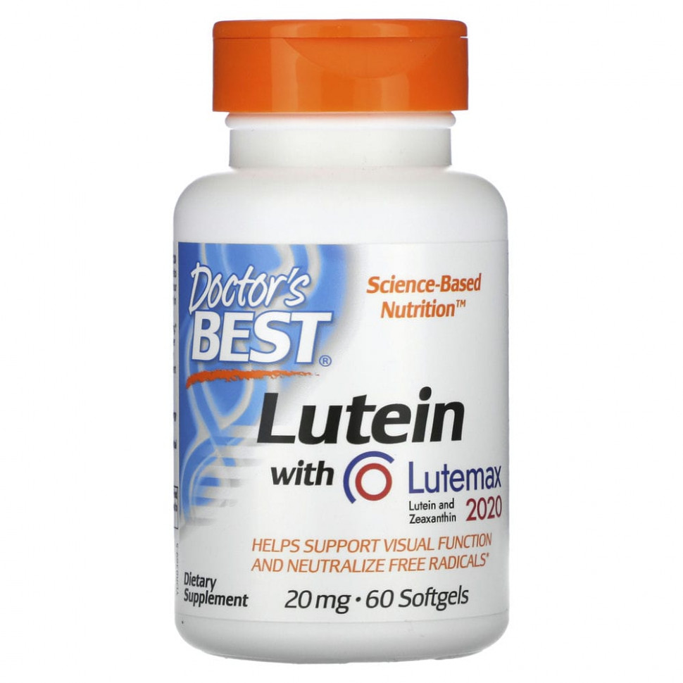   Doctor's Best,   Lutemax 2020, 20 , 60      -     -,    