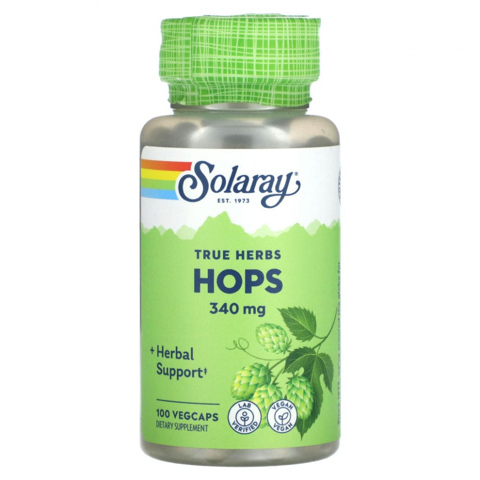   Solaray, True Herbs, , 340 , 100      -     -,    