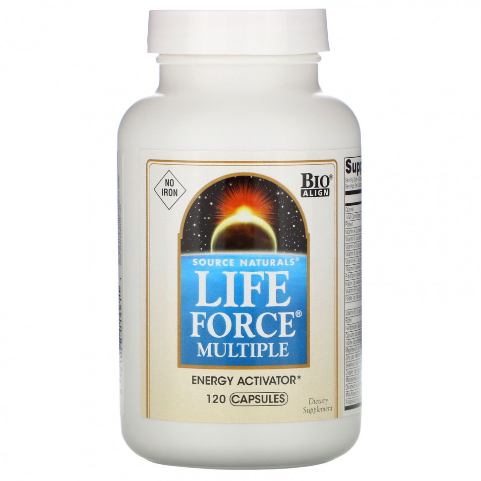   Source Naturals,  Life Force,  , 120     -     -,    