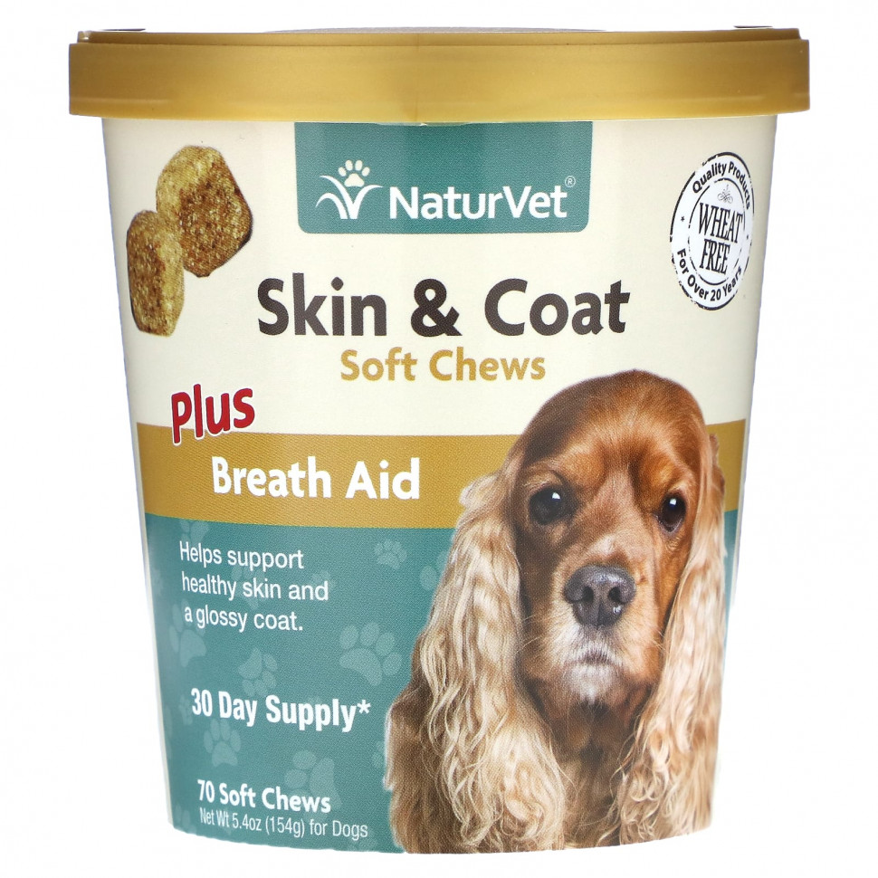   NaturVet,     Skin & Coat Plus,  , 70  , 154  (5,4 )    -     -,    