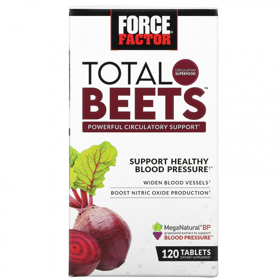   Force Factor, Total Beets,   , 120     -     -,    