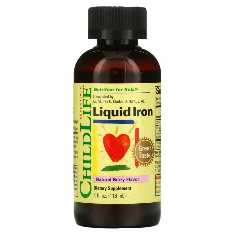   ChildLife, Liquid Iron,    , 118  (4 . )    -     -,    