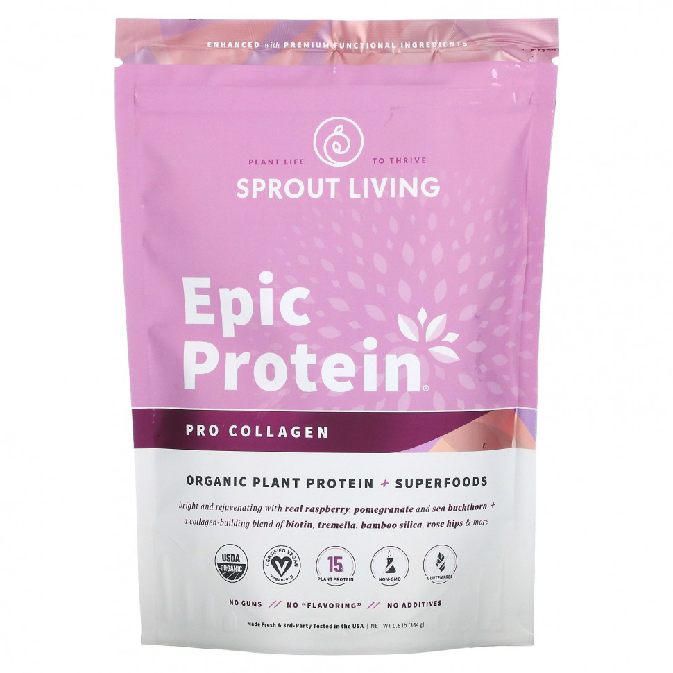   Sprout Living, Epic Protein,     ,  , 364  (0,8 )    -     -,    