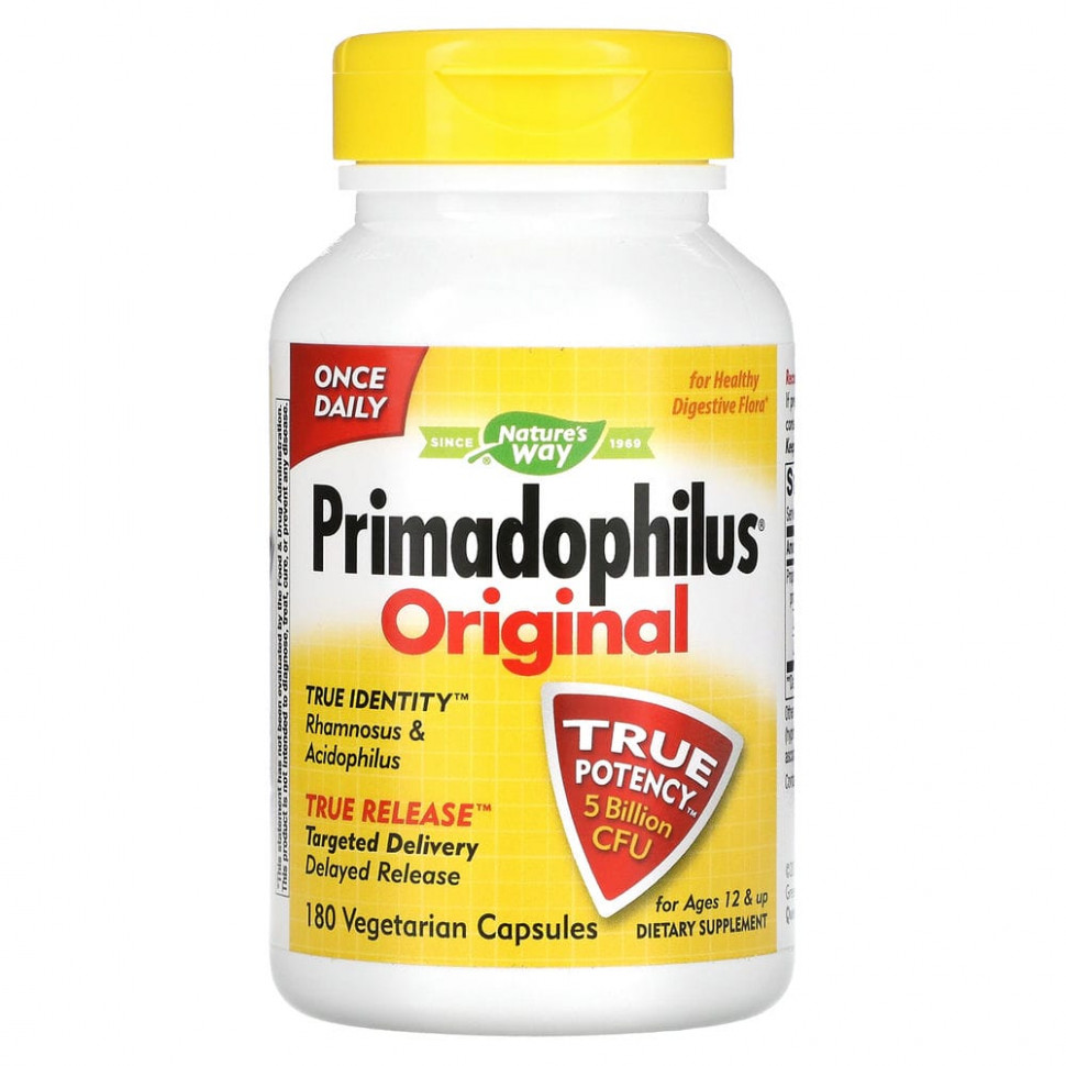   Nature's Way, Primadophilus, ,    12 , 5  , 180      -     -,    