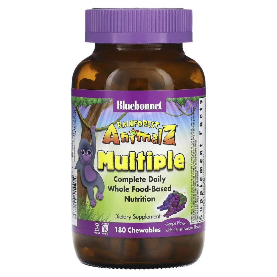   Bluebonnet Nutrition, Rainforest Animalz,     ,     , 180         -     -,    