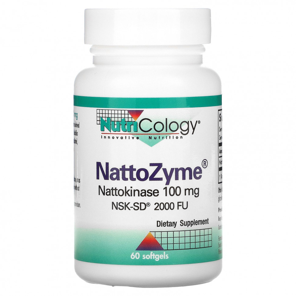   Nutricology, NattoZyme, 100 , 60      -     -,    