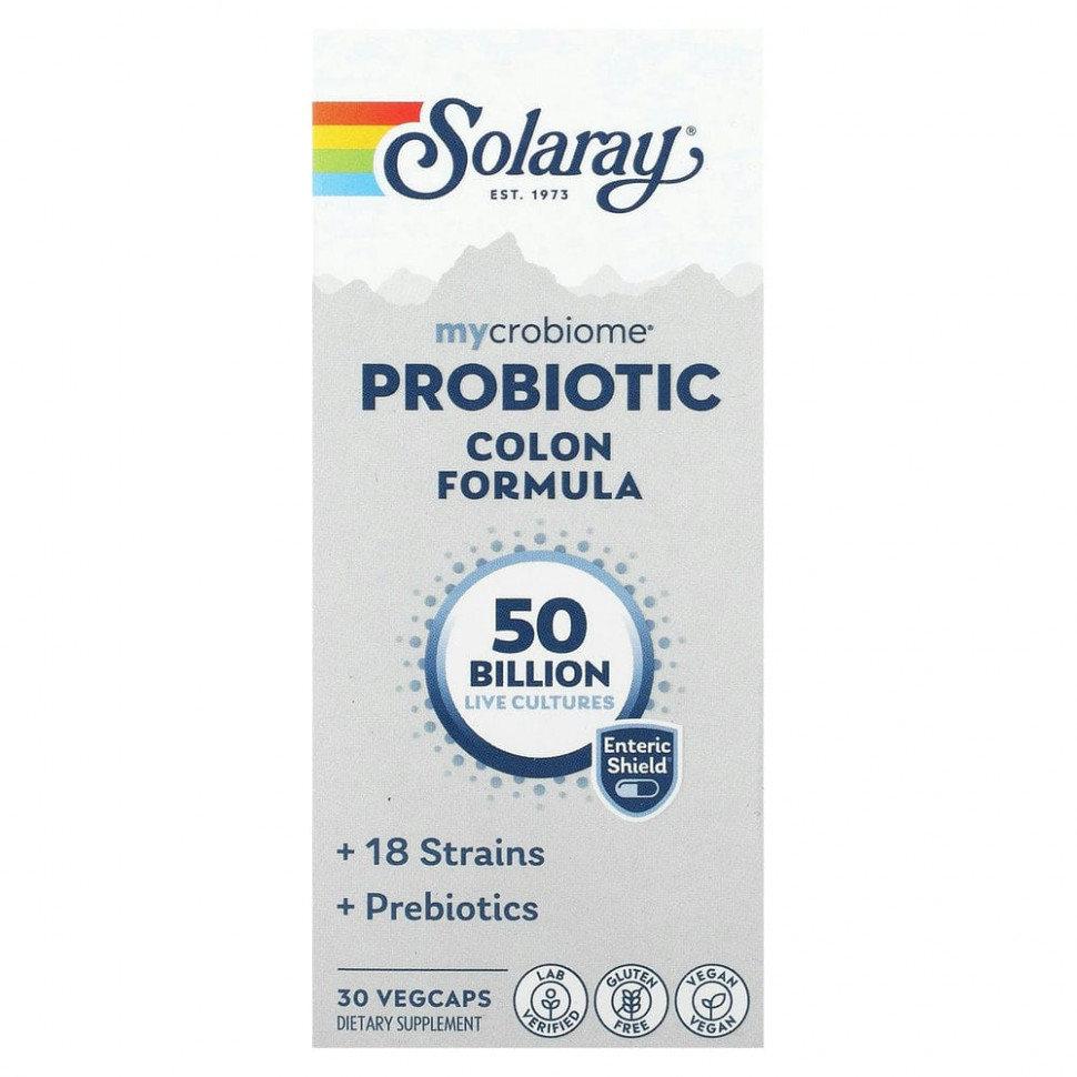   Solaray,       Mycrobiome, 50 , 30      -     -,    