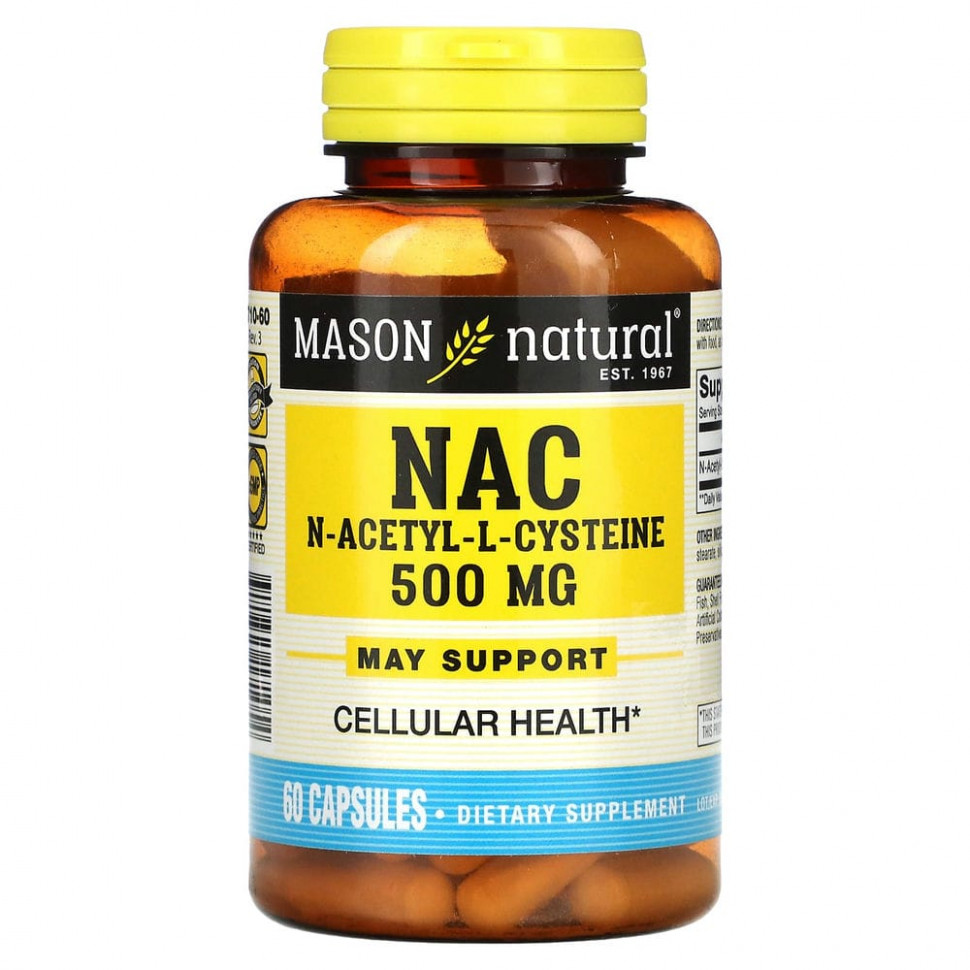   Mason Natural, NAC N--L-, 60     -     -,    