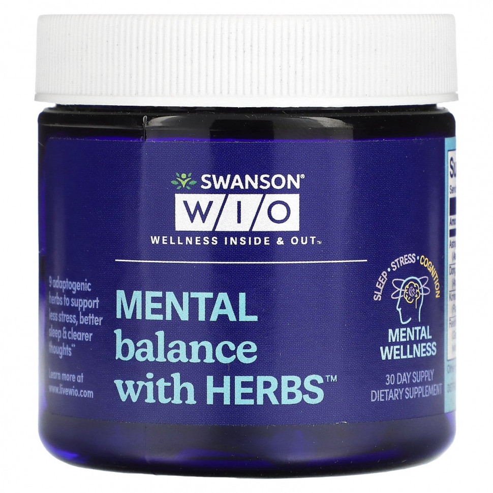 Swanson WIO, Mental Balance  , 30  , IHerb ()  