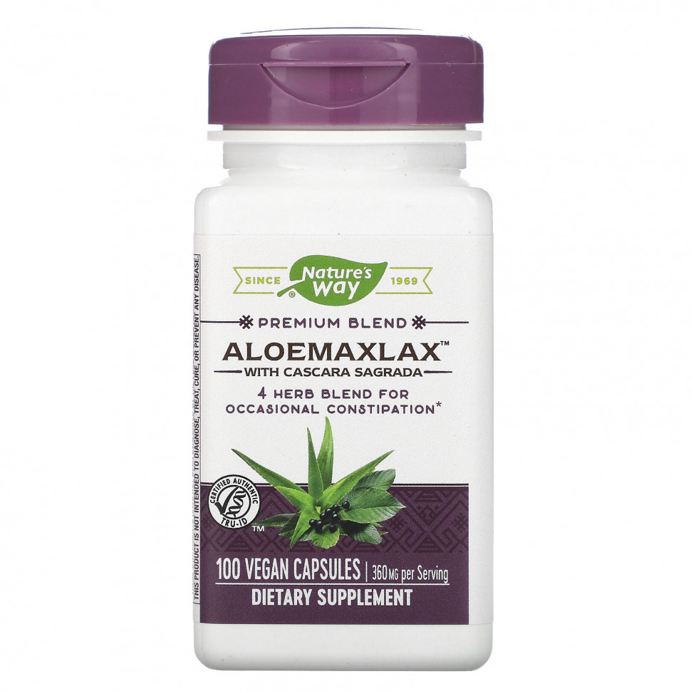   Nature's Way, AloeMaxLax  , 360 , 100      -     -,    