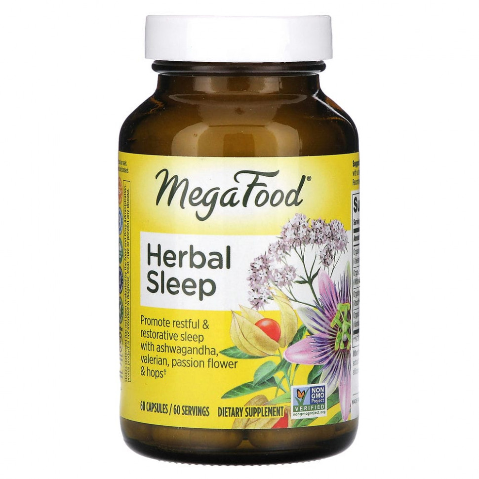   MegaFood, Herbal Sleep, 60     -     -,    