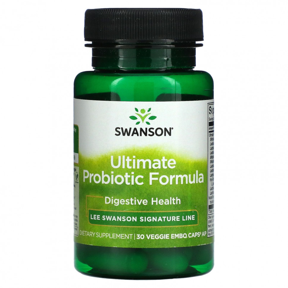   Swanson, Ultimate Probiotic Formula, 30   Embo Ap    -     -,    