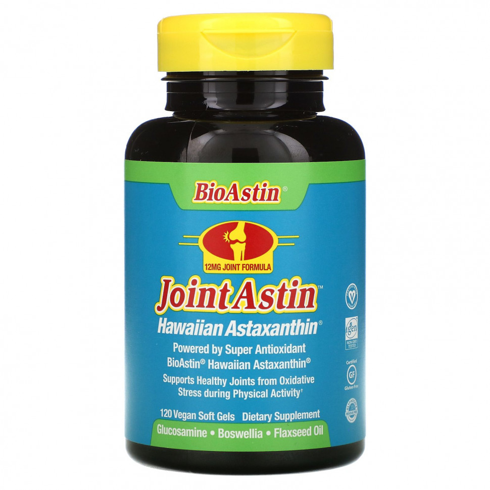   Nutrex Hawaii, JointAstin, Hawaiian Astaxanthin, 120 V-Gels    -     -,    