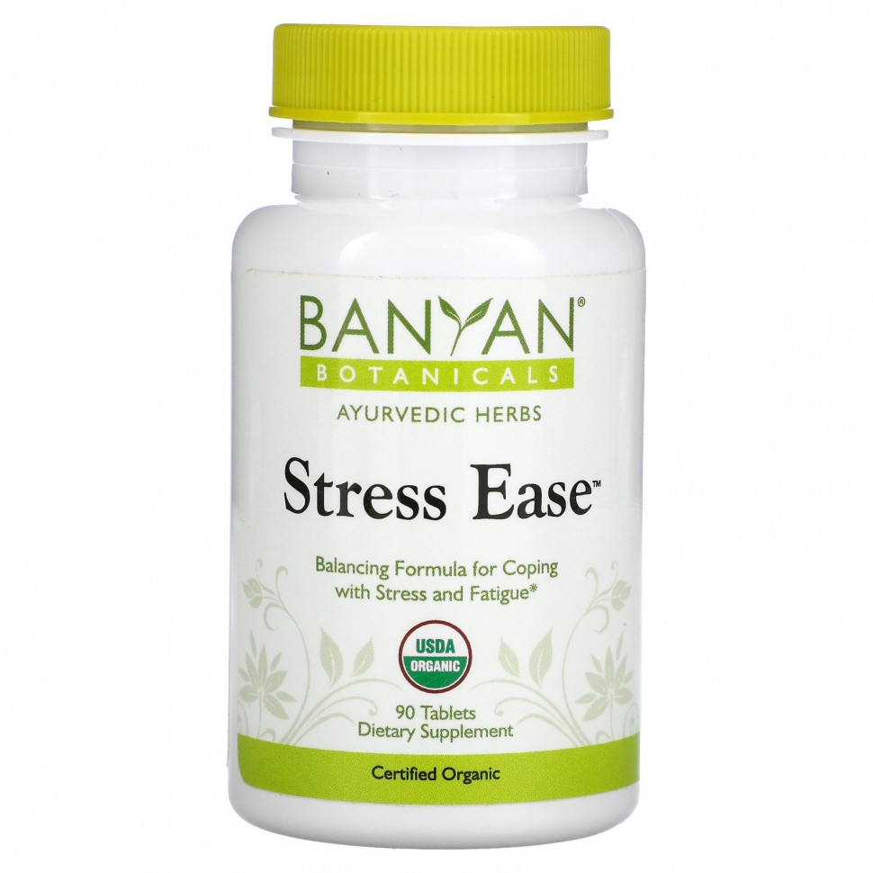   Banyan Botanicals, Stress Ease, 90     -     -,    