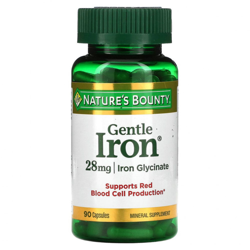   Nature's Bounty, Gentle Iron, , 28 , 90     -     -,    