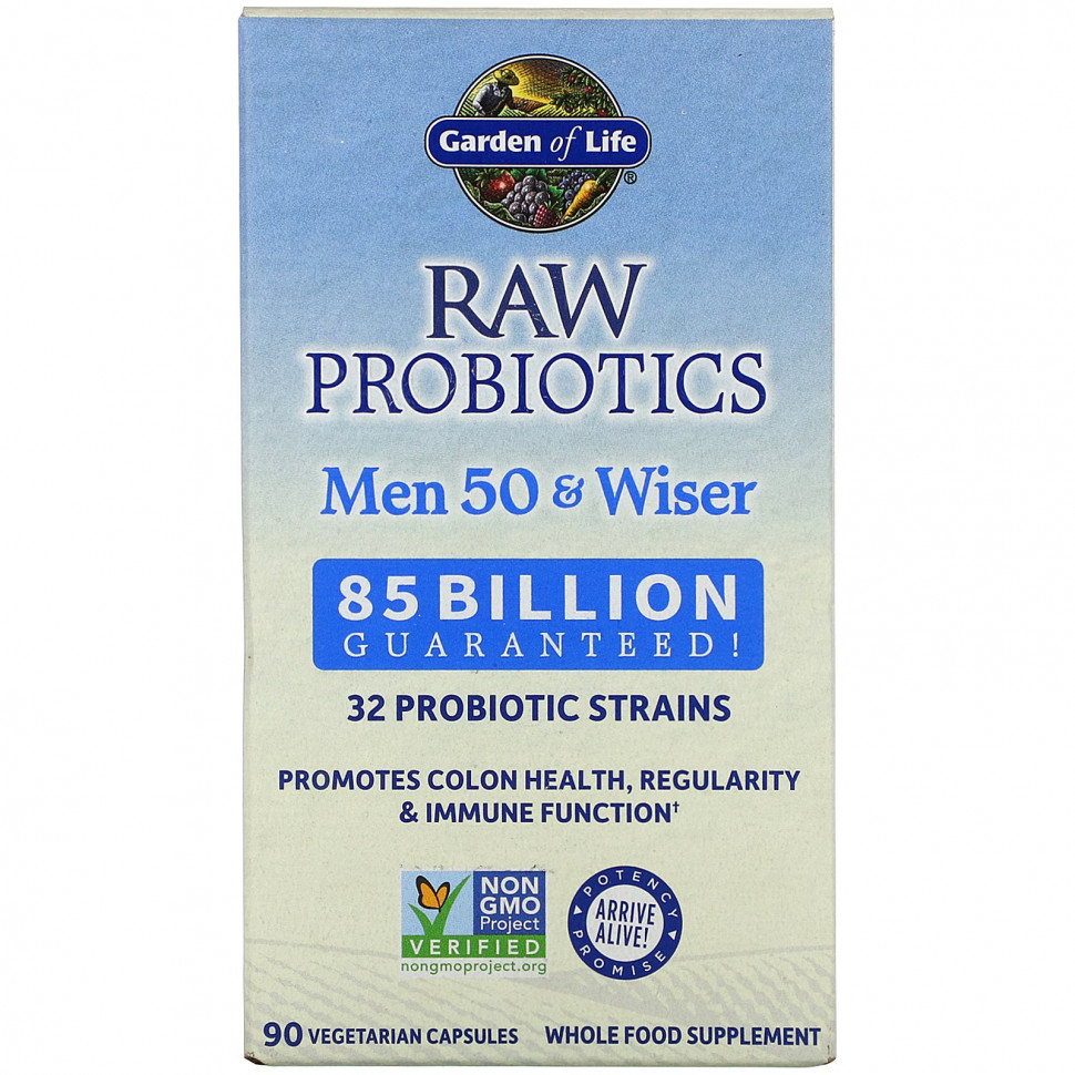   Garden of Life, RAW Probiotics,     50 , 85   , 90      -     -,    