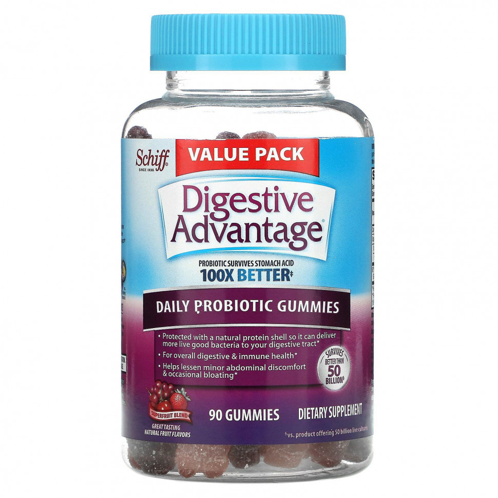   Schiff, Digestive Advantage,     ,   , 90      -     -,    