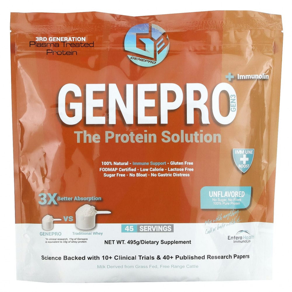   GENEPRO, The Protein Solution + Immunolin,  , 495     -     -,    