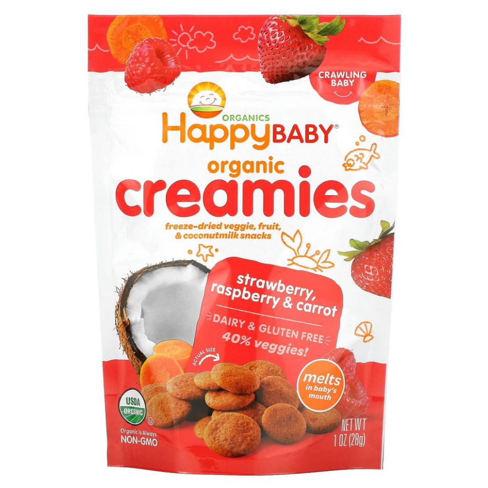   Happy Family Organics, Organic Creamies,    ,    , ,   , 28  (1 )    -     -,    