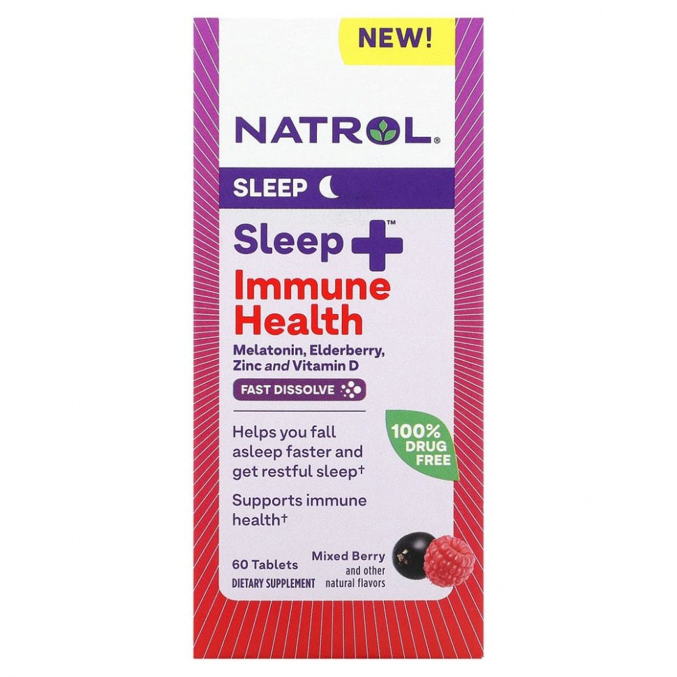   Natrol, Sleep + Immune Health,  , 60     -     -,    