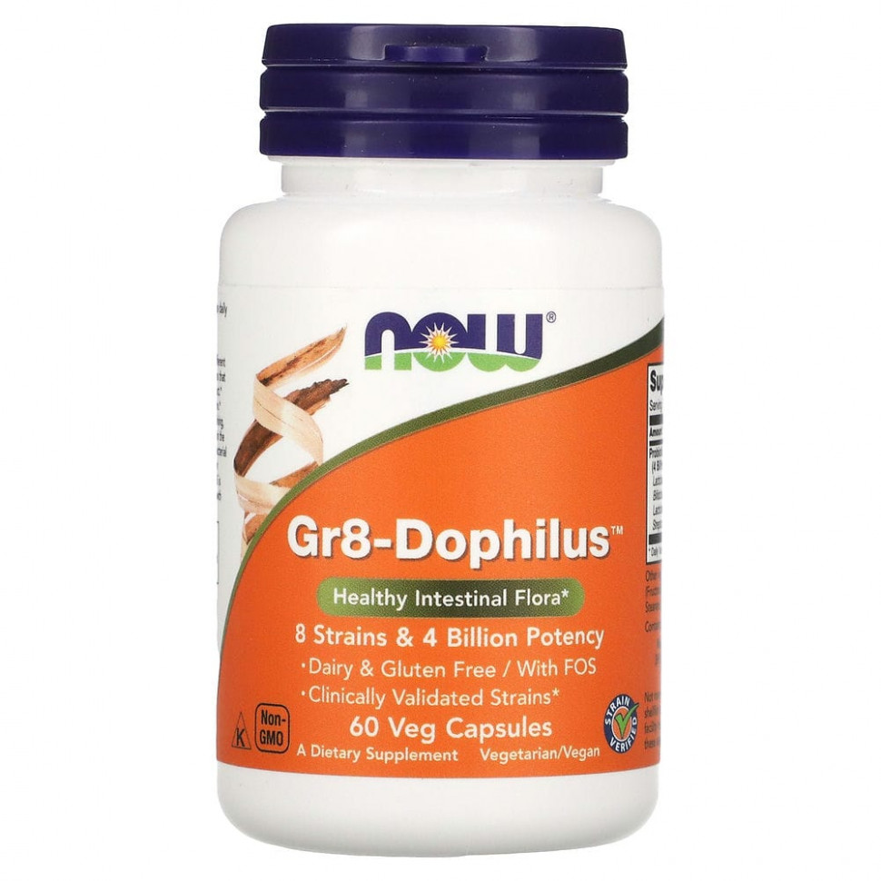   NOW Foods, Gr8-Dophilus, 60      -     -,    