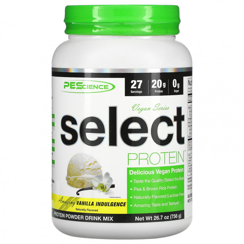   PEScience, Vegan Series, Select Protein,  , 756  (26,7 )    -     -,    