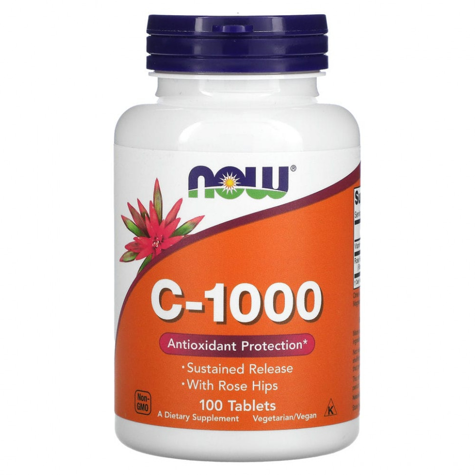   NOW Foods, C-1000, 100     -     -,    